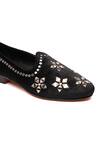 Shop_Shutiq_Black Avsar Geometric Mirror Work Juttis _Online_at_Aza_Fashions