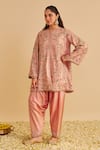 Sheetal Batra Blush , Organza Embroidery, Sequins, Beads Alira Kurta Salwar Set Online at Aza Fashions Sheetal Batra_Blush , Organza Embroidery, Sequins, Beads Alira Kurta Salwar Set _Online_at_Aza_Fashions