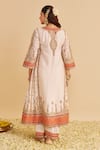 Shop Sheetal Batra Ivory Chanderi , Satin, Organza Nargis Chauga Kurta Salwar Set at Aza Fashions Shop_Sheetal Batra_Ivory Chanderi , Satin, Organza Nargis Chauga Kurta Salwar Set _at_Aza_Fashions