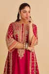 Sheetal Batra Pink Chanderi , Bemberg, Satin, Organza Nargis Chauga Kurta Set Online at Aza Fashions Sheetal Batra_Pink Chanderi , Bemberg, Satin, Organza Nargis Chauga Kurta Set _Online_at_Aza_Fashions
