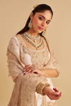 Sheetal Batra Ivory Chanderi , Organza Embroidery, Zari, Alina Kurta Sharara Set Online at Aza Fashions Sheetal Batra_Ivory Chanderi , Organza Embroidery, Zari, Alina Kurta Sharara Set _Online_at_Aza_Fashions
