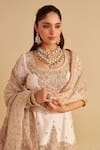 Buy Sheetal Batra Ivory Chanderi , Organza Embroidery, Zari, Alina Kurta Sharara Set Online at Aza Fashions Buy_Sheetal Batra_Ivory Chanderi , Organza Embroidery, Zari, Alina Kurta Sharara Set _Online_at_Aza_Fashions