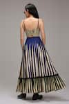 Buy MATI_1 Off White Cotton Striped Tiered Long Skirt Online at Aza Fashions Buy_MATI_1_Off White Cotton Striped Tiered Long Skirt _Online_at_Aza_Fashions