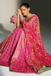 Buy Mahima Mahajan Pink Chanderi , Organza Embroidery, Zari, Sri Hand Lehenga Set Online at Aza Fashions Buy_Mahima Mahajan_Pink Chanderi , Organza Embroidery, Zari, Sri Hand Lehenga Set _Online_at_Aza_Fashions