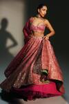 Buy Mahima Mahajan Pink , , , Organza Komal Hand Lehenga Set Online at Aza Fashions Buy_Mahima Mahajan_Pink , , , Organza Komal Hand Lehenga Set _Online_at_Aza_Fashions