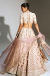 Shop Mahima Mahajan Blush , , , Organza Fariha Hand Lehenga Set at Aza Fashions Shop_Mahima Mahajan_Blush , , , Organza Fariha Hand Lehenga Set _at_Aza_Fashions
