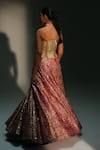 Shop Mahima Mahajan Pink Chanderi , Organza Embroidery, Garima Hand Lehenga Corset Set at Aza Fashions Shop_Mahima Mahajan_Pink Chanderi , Organza Embroidery, Garima Hand Lehenga Corset Set _at_Aza_Fashions