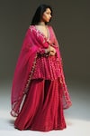 Buy Mahima Mahajan Pink Chanderi , Chanderi, , Organza Beads, Nidhi Hand Sharara Set at Aza Fashions Buy_Mahima Mahajan_Pink Chanderi , Chanderi, , Organza Beads, Nidhi Hand Sharara Set _at_Aza_Fashions