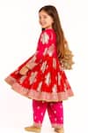 Shop Tiny Pants Red Georgette Zari, Embroidery, Tassels Anarkali With Salwar at Aza Fashions Shop_Tiny Pants_Red Georgette Zari, Embroidery, Tassels Anarkali With Salwar _at_Aza_Fashions