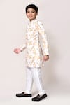 Shop_Petite Pomme_White Cotton Floral Print Kurta And Pant Set _Online_at_Aza_Fashions