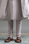 Buy_Gargee Designers_Lavender Chanderi Embroidery, Sequins Kiaan Sherwani Set _Online_at_Aza_Fashions