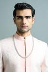 Gargee Designers Blush Jacquard Aarush Pink Sherwani Set at Aza Fashions Gargee Designers_Blush Jacquard Aarush Pink Sherwani Set _at_Aza_Fashions