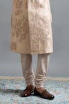 Buy Gargee Designers Beige Silk Embroidery, Beads Yuvraj Sherwani Set Online at Aza Fashions Buy_Gargee Designers_Beige Silk Embroidery, Beads Yuvraj Sherwani Set _Online_at_Aza_Fashions