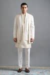 Buy Gargee Designers Ivory Embroidery Anant Jacket And Kurta Set Online at Aza Fashions Buy_Gargee Designers_Ivory Embroidery Anant Jacket And Kurta Set _Online_at_Aza_Fashions