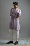 Buy Gargee Designers Purple Polyester Mirrors, Embroidery Tarang Sherwani Pant Set Online at Aza Fashions Buy_Gargee Designers_Purple Polyester Mirrors, Embroidery Tarang Sherwani Pant Set _Online_at_Aza_Fashions