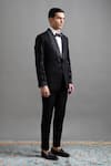 Gargee Designers Black Polyester Kshitij Tuxedo Pant Set Online at Aza Fashions Gargee Designers_Black Polyester Kshitij Tuxedo Pant Set _Online_at_Aza_Fashions