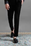 Buy Gargee Designers Black Polyester Kshitij Tuxedo Pant Set Online at Aza Fashions Buy_Gargee Designers_Black Polyester Kshitij Tuxedo Pant Set _Online_at_Aza_Fashions