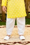 Buy Fayon Kids Yellow Chanderi, Crepe Embroidery, Lace Ombre Kurta With Salwar Online at Aza Fashions Buy_Fayon Kids_Yellow Chanderi, Crepe Embroidery, Lace Ombre Kurta With Salwar _Online_at_Aza_Fashions