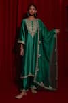 Buy Vinita Bhansali Green , Organza Embroidery, Sequins, Pearls, Metallic Hiral Kurta Set at Aza Fashions Buy_Vinita Bhansali_Green , Organza Embroidery, Sequins, Pearls, Metallic Hiral Kurta Set _at_Aza_Fashions
