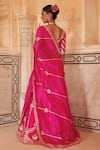 Shop Vinita Bhansali Pink Silk Embroidery, Sequins, Zari, Tassels Avni Hand Striped Lehenga Set at Aza Fashions Shop_Vinita Bhansali_Pink Silk Embroidery, Sequins, Zari, Tassels Avni Hand Striped Lehenga Set _at_Aza_Fashions
