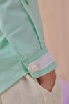 Littleens_Mint Cotton Furin Summer Sea Green Shirt _Online