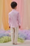 Shop_Littleens_Pink Cotton Cosmo The Brighter Shirt _at_Aza_Fashions