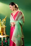 Buy Samyukta Singhania Magenta Chanderi Silk Embroidery, Metallic Thread, Gota Patti Hand Kurta Set Online at Aza Fashions Buy_Samyukta Singhania_Magenta Chanderi Silk Embroidery, Metallic Thread, Gota Patti Hand Kurta Set _Online_at_Aza_Fashions