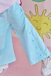 Buy Littleens Pink Cotton Ruffles, Embroidery Popsicle Constrast Shirt And Pant Set Online at Aza Fashions Buy_Littleens_Pink Cotton Ruffles, Embroidery Popsicle Constrast Shirt And Pant Set _Online_at_Aza_Fashions