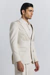 Buy Line Out Line Ivory Cut Work, Embroidery Laser Blazer Online at Aza Fashions Buy_Line Out Line_Ivory Cut Work, Embroidery Laser Blazer _Online_at_Aza_Fashions