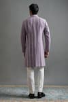 Shop Gargee Designers Purple Polyester Mirrors, Embroidery Tarang Sherwani Pant Set at Aza Fashions Shop_Gargee Designers_Purple Polyester Mirrors, Embroidery Tarang Sherwani Pant Set _at_Aza_Fashions