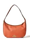 Buy Araani Design Orange Candy Leather Shoulder Bag at Aza Fashions Buy_Araani Design_Orange Candy Leather Shoulder Bag _at_Aza_Fashions
