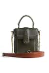 Buy Araani Design Olive Green The Modern Messenger Bag at Aza Fashions Buy_Araani Design_Olive Green The Modern Messenger Bag _at_Aza_Fashions