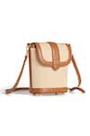 Araani Design Beige Garden Satchel Hand Bag Online at Aza Fashions Araani Design_Beige Garden Satchel Hand Bag _Online_at_Aza_Fashions