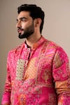 Buy Darzi House Pink Modal Zari, Sequins, Crystals Jaipur Royale Embroidered Kurta Set Online at Aza Fashions Buy_Darzi House_Pink Modal Zari, Sequins, Crystals Jaipur Royale Embroidered Kurta Set _Online_at_Aza_Fashions