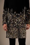 Buy Darzi House Black Crepe Sequins, Beads, Crystals Midnight Radiance Embroidered Kurta Set Online at Aza Fashions Buy_Darzi House_Black Crepe Sequins, Beads, Crystals Midnight Radiance Embroidered Kurta Set _Online_at_Aza_Fashions