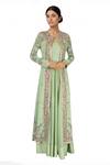 Buy Neha Khullar Green Pastel Anarkali And Jacket at Aza Fashions Buy_Neha Khullar_Green Pastel Anarkali And Jacket _at_Aza_Fashions