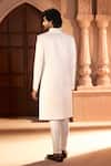 Arihant Rai Sinha Cream Silk, Dupion Embroidery, Sequins Tonal Sherwani Set Online at Aza Fashions Arihant Rai Sinha_Cream Silk, Dupion Embroidery, Sequins Tonal Sherwani Set _Online_at_Aza_Fashions