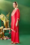 Shop Samyukta Singhania Red , , Shantoon, Embroidery, Zari, Kurta Sharara Set Online at Aza Fashions Shop_Samyukta Singhania_Red , , Shantoon, Embroidery, Zari, Kurta Sharara Set _Online_at_Aza_Fashions