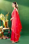 Buy Samyukta Singhania Red , , Shantoon, Embroidery, Zari, Kurta Sharara Set Buy_Samyukta Singhania_Red , , Shantoon, Embroidery, Zari, Kurta Sharara Set