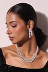 Buy Zaza By Somya White Stones, Beads, Pearls Aurora Bits Embellished Earrings at Aza Fashions Buy_Zaza By Somya_White Stones, Beads, Pearls Aurora Bits Embellished Earrings _at_Aza_Fashions