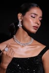 Buy Zaza By Somya White Stones, Beads Gleam Muse Embellished Earrings Online at Aza Fashions Buy_Zaza By Somya_White Stones, Beads Gleam Muse Embellished Earrings _Online_at_Aza_Fashions