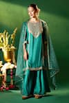 Buy Samyukta Singhania Green , , Shantoon, Embroidery, Kurta Sharara Set at Aza Fashions Buy_Samyukta Singhania_Green , , Shantoon, Embroidery, Kurta Sharara Set _at_Aza_Fashions