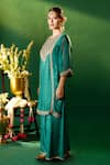 Buy Samyukta Singhania Green , , Shantoon, Embroidery, Kurta Sharara Set Online at Aza Fashions Buy_Samyukta Singhania_Green , , Shantoon, Embroidery, Kurta Sharara Set _Online_at_Aza_Fashions