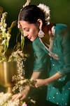 Buy Samyukta Singhania Green , , Shantoon, Sequins, Short Anarkali Salwar Set Online Buy_Samyukta Singhania_Green , , Shantoon, Sequins, Short Anarkali Salwar Set _Online