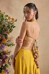 Buy Kalista Yellow Viscose, Silk Embroidery, Sequins, Aneeka Paisley Blouse Sharara Set Online at Aza Fashions Buy_Kalista_Yellow Viscose, Silk Embroidery, Sequins, Aneeka Paisley Blouse Sharara Set _Online_at_Aza_Fashions