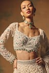 Shop Basanti - Kapde Aur Koffee Ivory Net Sequins, Stones, Beads, Pearls, The Song Of Sienna Lehenga Set Online at Aza Fashions Shop_Basanti - Kapde Aur Koffee_Ivory Net Sequins, Stones, Beads, Pearls, The Song Of Sienna Lehenga Set _Online_at_Aza_Fashions