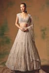 Buy Basanti - Kapde Aur Koffee Ivory Net Sequins, Beads, Embroidery, Metallic The Echo Of Beige Lehenga Set at Aza Fashions Buy_Basanti - Kapde Aur Koffee_Ivory Net Sequins, Beads, Embroidery, Metallic The Echo Of Beige Lehenga Set _at_Aza_Fashions