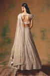 Shop Basanti - Kapde Aur Koffee Ivory Net Sequins, Beads, Embroidery, Metallic The Echo Of Beige Lehenga Set at Aza Fashions Shop_Basanti - Kapde Aur Koffee_Ivory Net Sequins, Beads, Embroidery, Metallic The Echo Of Beige Lehenga Set _at_Aza_Fashions