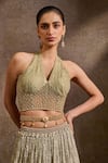Buy Tarun Tahiliani Gold Pearls, Crystals, Brooches Jewelled Embellished Belt at Aza Fashions Buy_Tarun Tahiliani_Gold Pearls, Crystals, Brooches Jewelled Embellished Belt _at_Aza_Fashions