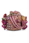 Buy Tarun Tahiliani Multi Color Embroidery, Stones, Beads, Tassels Kashida Potli Bag Online at Aza Fashions Buy_Tarun Tahiliani_Multi Color Embroidery, Stones, Beads, Tassels Kashida Potli Bag _Online_at_Aza_Fashions